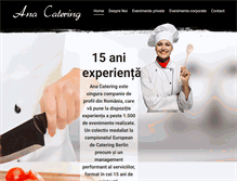 Tablet Screenshot of ana-catering.ro